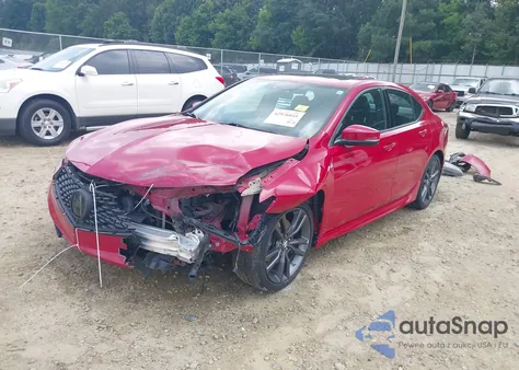 2019 Acura Tlx Tech A-Spec Pkgs from USA, damaged, VIN 19UUB2F65KA006961
